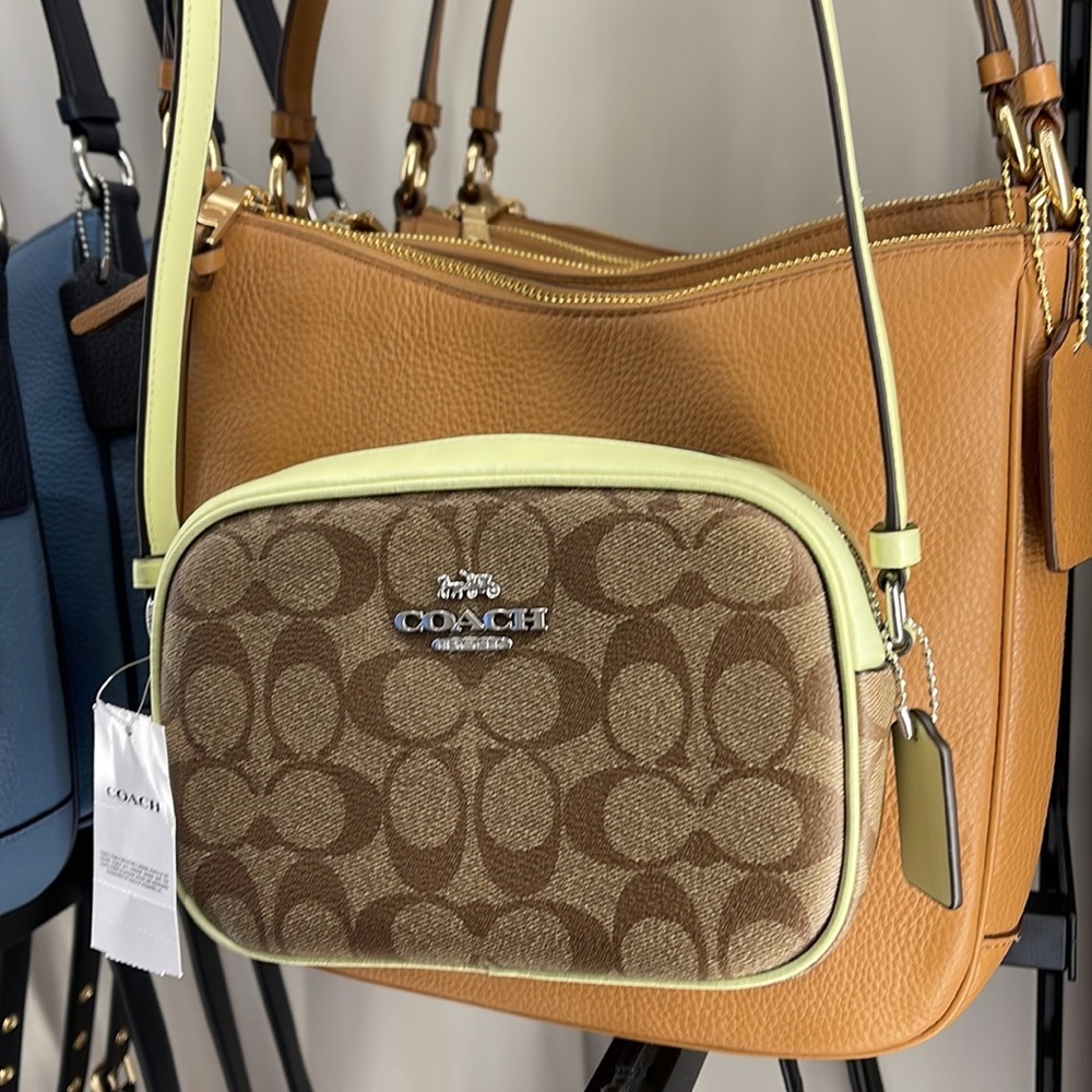 Coach Mini Jamie Camera Bag In Signature Canvas
SV/Khaki/Pale Lime - Picture 11 of 16